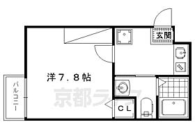 京都府京都市上京区中筋通千本東入西亀屋町（賃貸マンション1K・4階・22.60㎡） その2