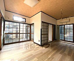 京福電気鉄道北野線 御室仁和寺駅 徒歩4分の賃貸アパート 1階4DKのリビング/ダイニング