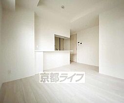 京都地下鉄東西線 二条城前駅 徒歩13分の賃貸マンション 4階1SLDKのリビング/ダイニング