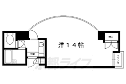 BLDG清水坂 1Kの間取図画像