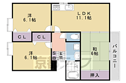 PineGarden 3LDKの間取図画像