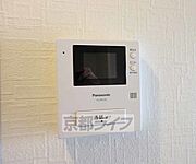 安心のモニター付き。