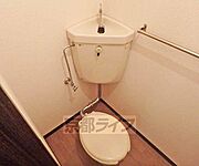清潔感のあるトイレです