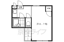 PineTree 1Kの間取図画像