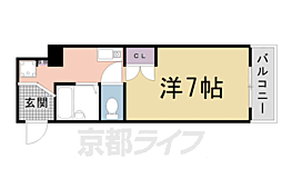 グランドソレーユ 1Kの間取図画像