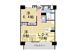 リバーサイド大津屋 1SLDKの間取図画像