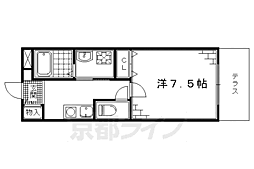ステューディオ1004 1Kの間取図画像