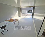 趣味スペースにも使えるガレージです。