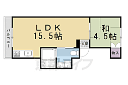 コーポサイエイ 1LDKの間取図画像