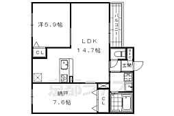 シンフォニーアミゾント 1SLDKの間取図画像