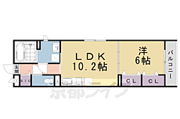 メゾン・ド・サンジュール 1LDKの間取図画像