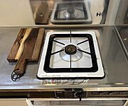 1口ガスコンロ付のキッチン