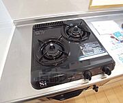 2口コンロでお料理も楽々