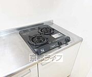 便利な2口コンロです