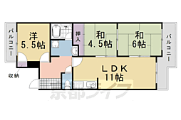パークテラス浅原 3LDKの間取図画像