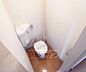 トイレ：清潔感のあるトイレですね。