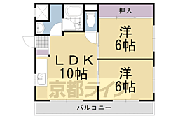 アミュゾン菱川 2LDKの間取図画像