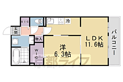 エリシオン・レジデンスV 1LDKの間取図画像