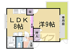 レグメントダム 1LDKの間取図画像