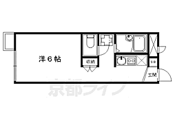 レオパレスファースト 1Kの間取図画像