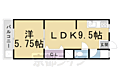 木村工業マンション4階5.5万円