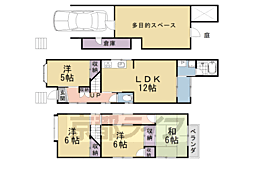 西野山射庭ノ上町貸家