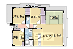 ユニハイム城陽 2階