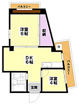 東京都新宿区早稲田鶴巻町（賃貸マンション2DK・4階・50.08㎡） その2