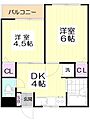 第二マンション宍戸4階10.5万円