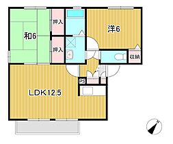 プレミール石井C 101 ｜ 茨城県日立市金沢町２丁目（賃貸アパート2LDK・1階・54.50㎡） その2