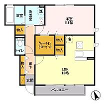 茨城県日立市中成沢町１丁目（賃貸アパート1LDK・1階・54.33㎡） その2