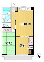 アプリコット多賀 202 ｜ 茨城県日立市多賀町１丁目（賃貸マンション2LDK・2階・63.76㎡） その2