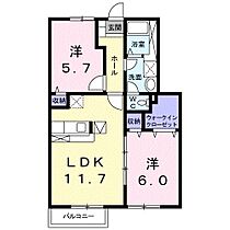 メゾン・グラースI 102 ｜ 茨城県日立市大沼町３丁目（賃貸アパート2LDK・1階・55.58㎡） その2