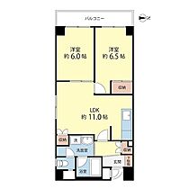 プライム大森 404 ｜ 東京都大田区大森西4丁目17-17（賃貸マンション2LDK・4階・52.33㎡） その2