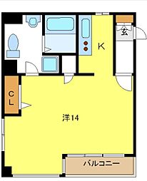 TREEHOUSE ワンルームの間取図画像
