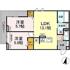物件の間取り