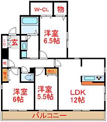 物件の間取り