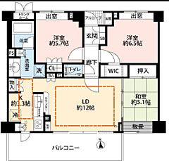 物件の間取り