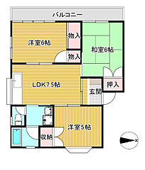 物件の間取り