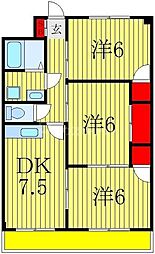 間取図画像 3DK