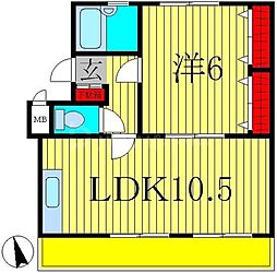 間取図画像 1LDK