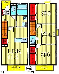 間取図画像 3LDK