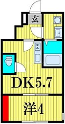 間取図画像 1DK