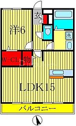 間取図画像 1LDK