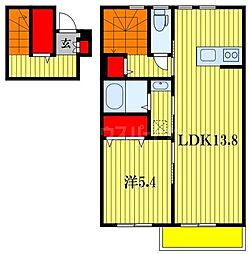 Charmant 1LDKの間取図画像