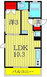 CENTURIA 1LDKの間取図画像