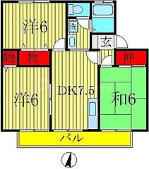 物件の間取り