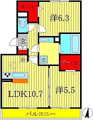 物件の間取り