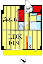 ダイヤモンドクレスト柏 6階/602