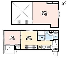 Relier北柏 1LDKの間取図画像